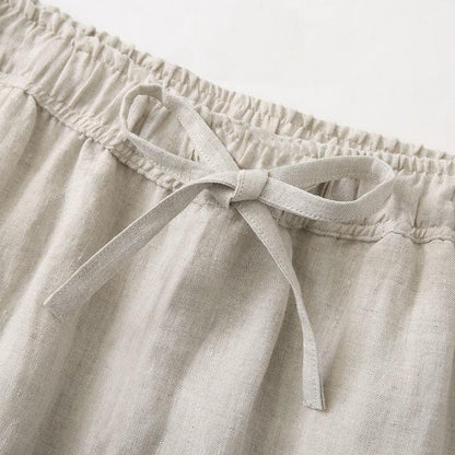 THE ALDO LINEN TROUSERS