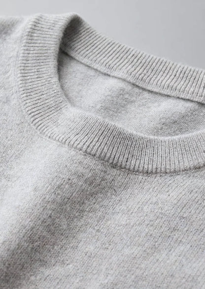 The Bellano Crewneck T-Shirt - Light Grey