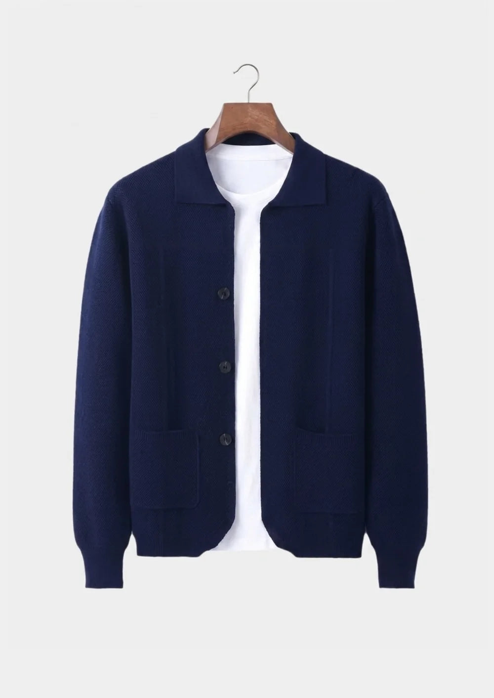 The Cervino Wool Button Overshirt