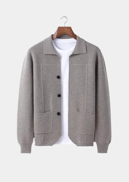 The Cervino Wool Button Overshirt