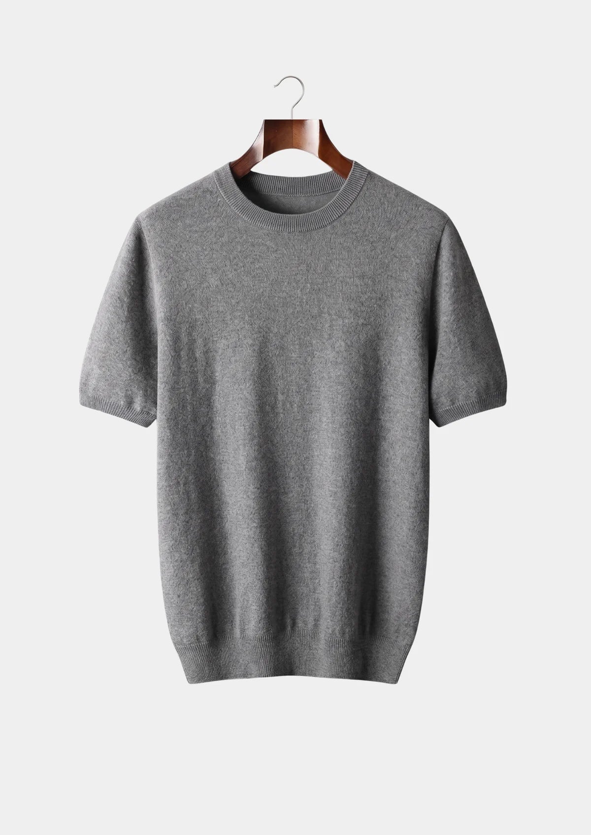The Bellano Crewneck T-Shirt - Dark Grey