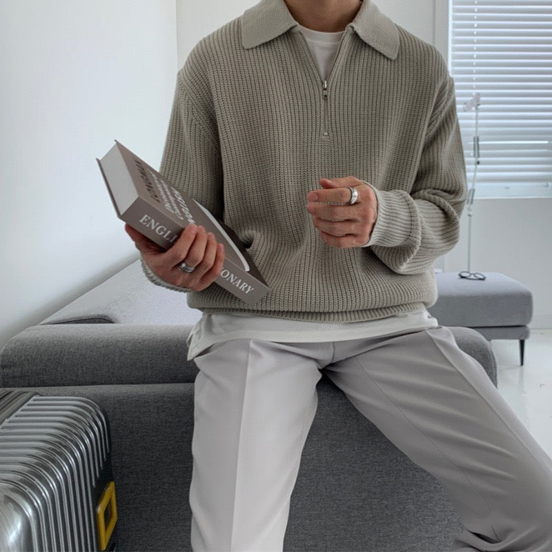 THE FABIO ZIP SWEATER