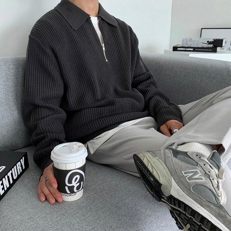 THE FABIO ZIP SWEATER