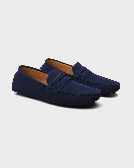 THE ENZO SUEDE LOAFERS