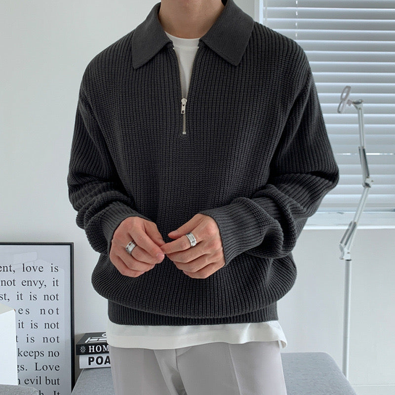 THE FABIO ZIP SWEATER