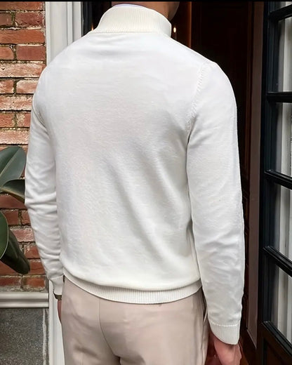 THE DOMENICO QUARTER-ZIP SWEATER