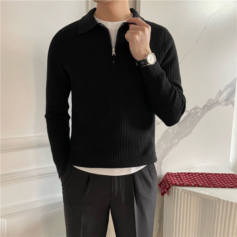 THE TOMMASO ZIP SWEATER