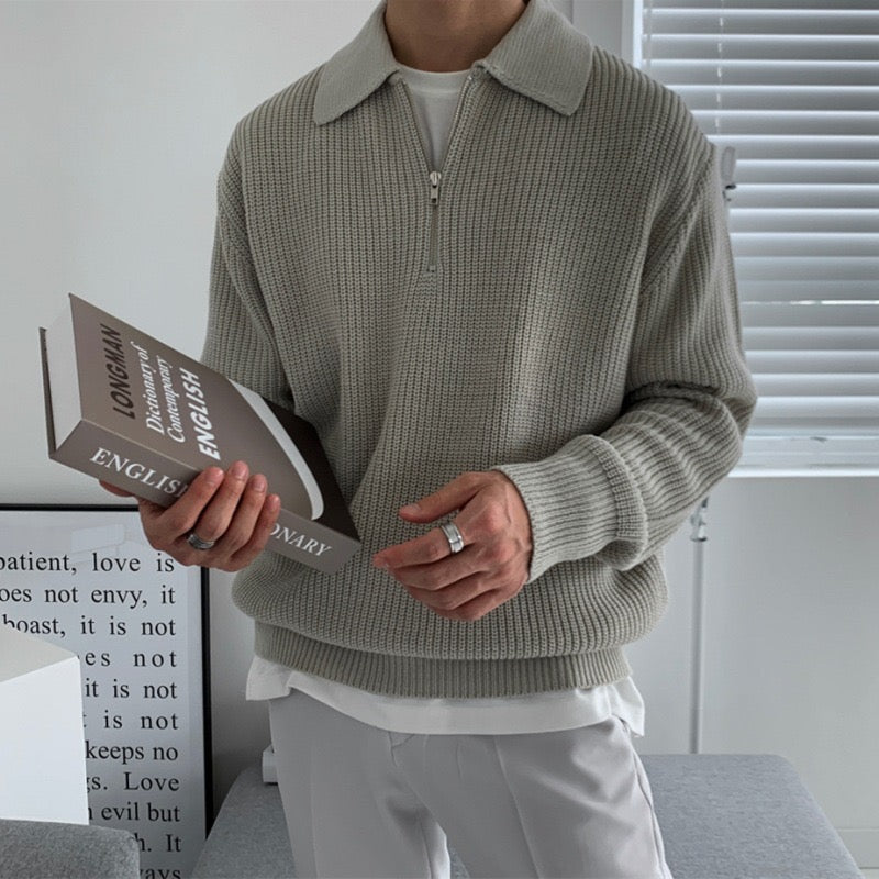 THE FABIO ZIP SWEATER