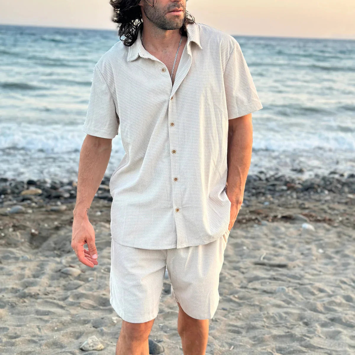 THE NICOLAS CASUAL LINEN SET