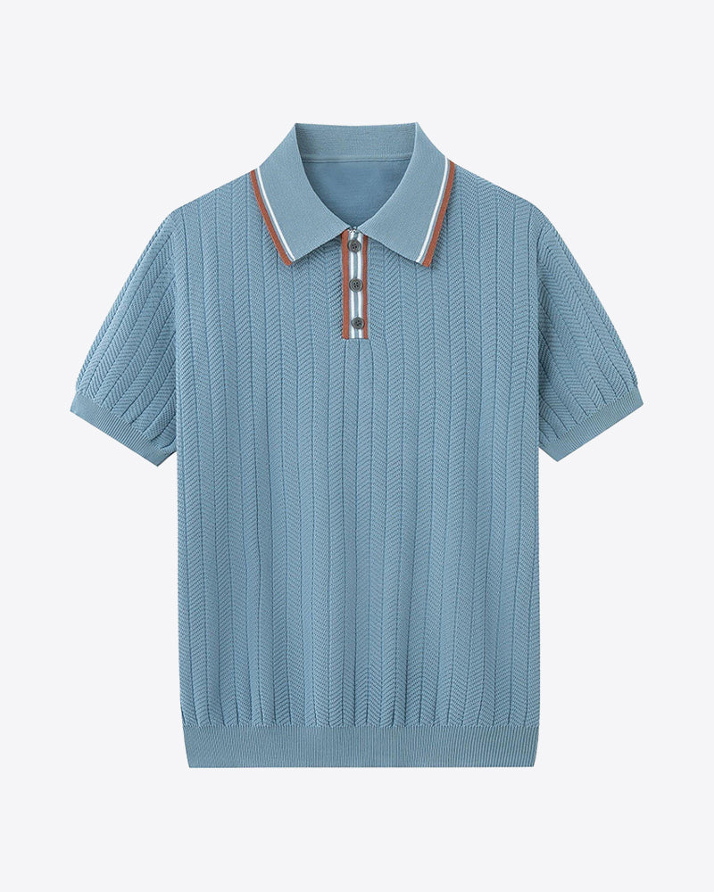 THE SALVATORE TEXTURED POLO