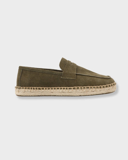 THE LEO SUEDE ESPADRILLE LOAFERS