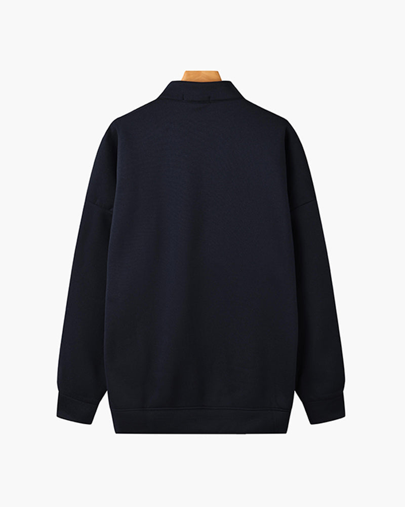 THE MAURO QUARTER-ZIP SWEATER