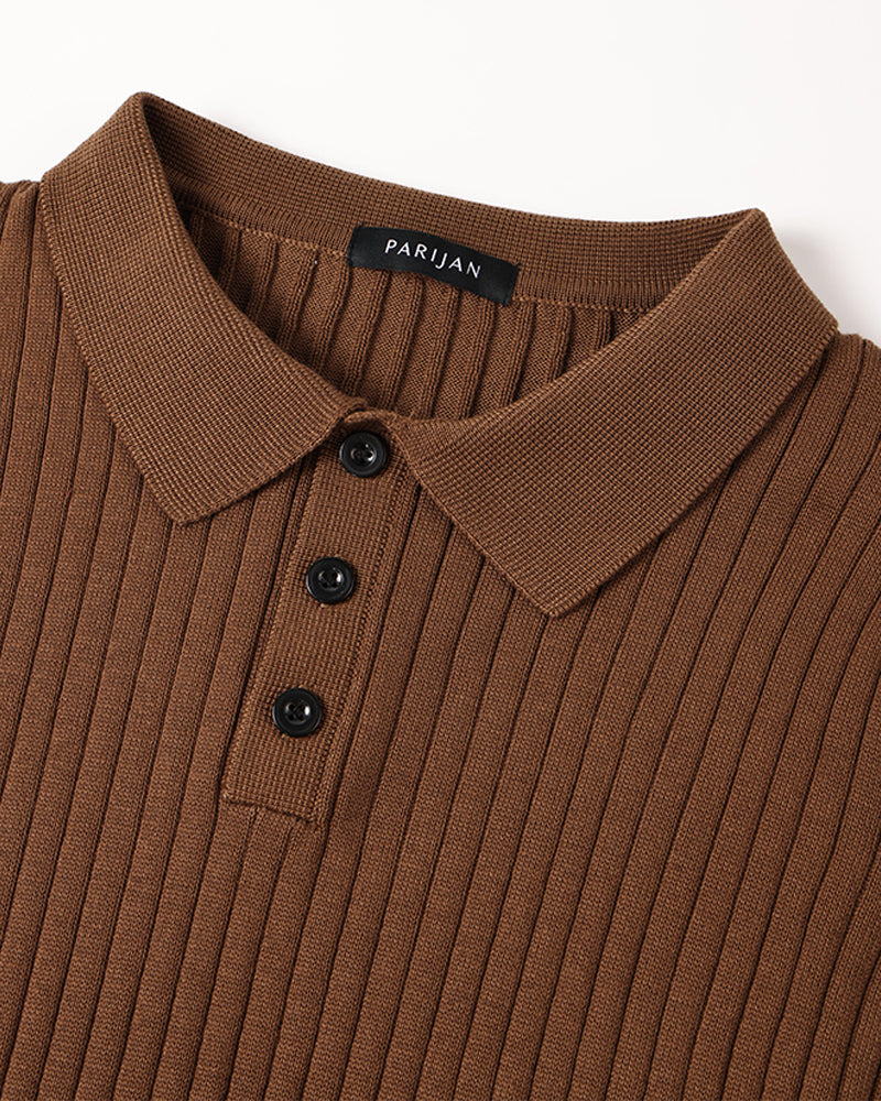 THE SAVINO KNIT POLO SHIRT