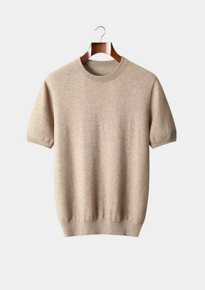 The Bellano Crewneck T-Shirt - Beige
