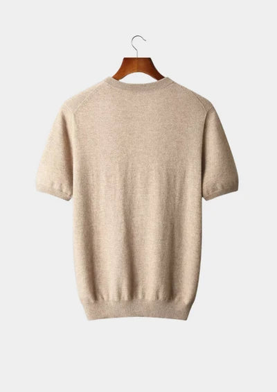 The Bellano Crewneck T-Shirt - Beige