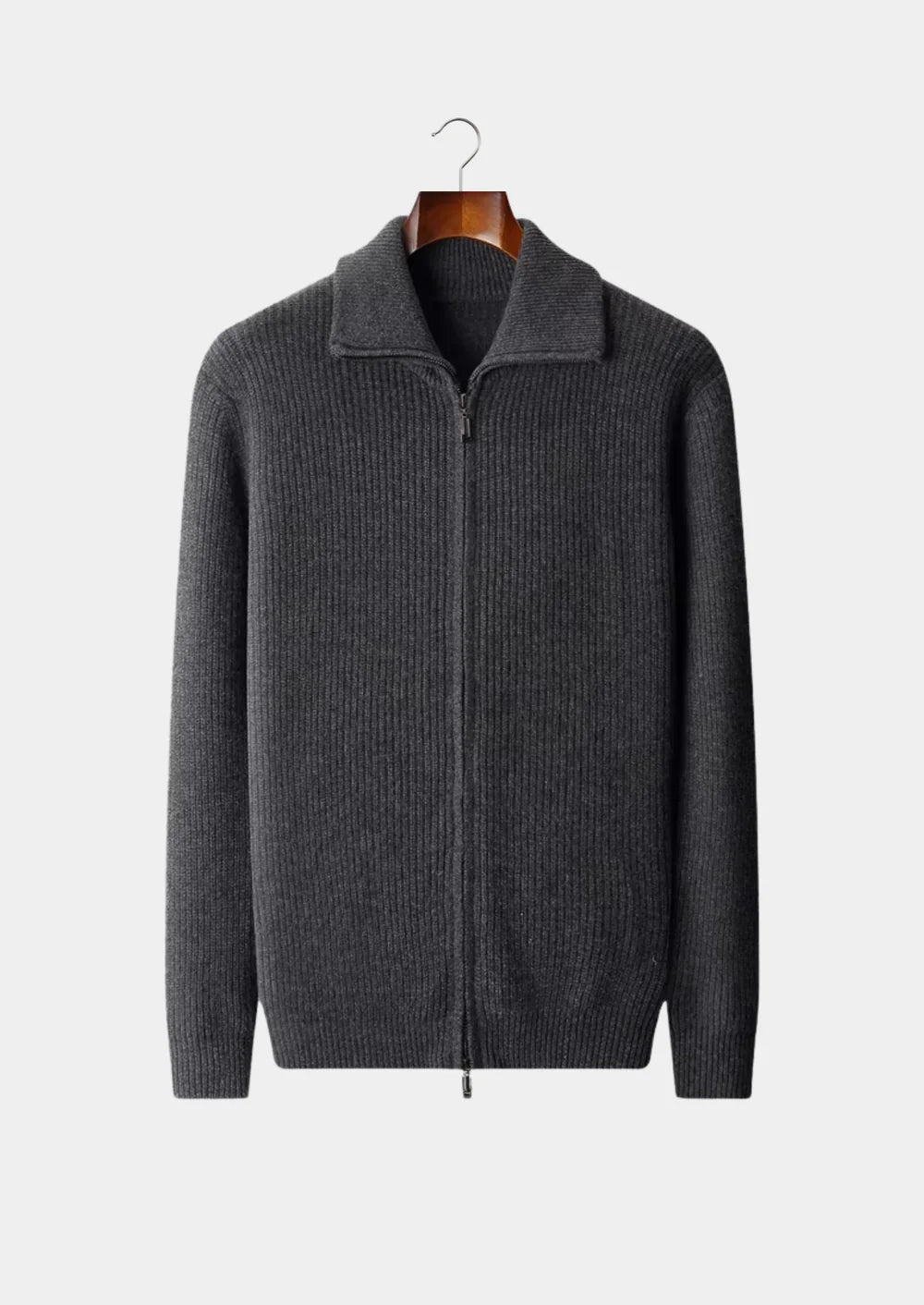 The Sasso Merino Full-Zip Cardigan