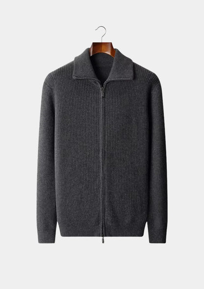 The Sasso Merino Full-Zip Cardigan