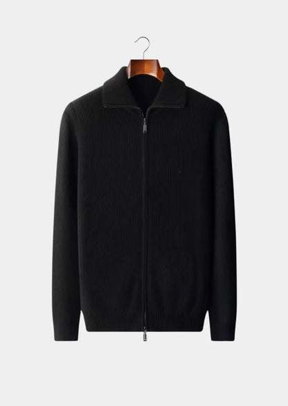 The Sasso Merino Full-Zip Cardigan