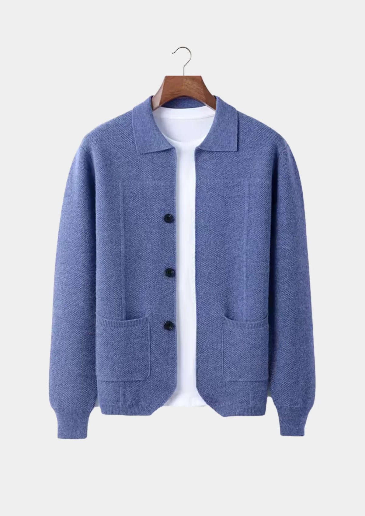 The Cervino Wool Button Overshirt