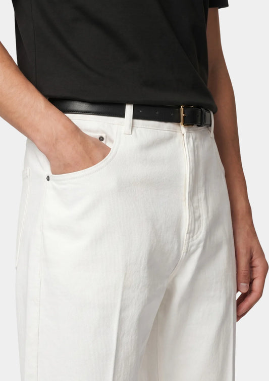 The Marano White Straight Leg Jeans