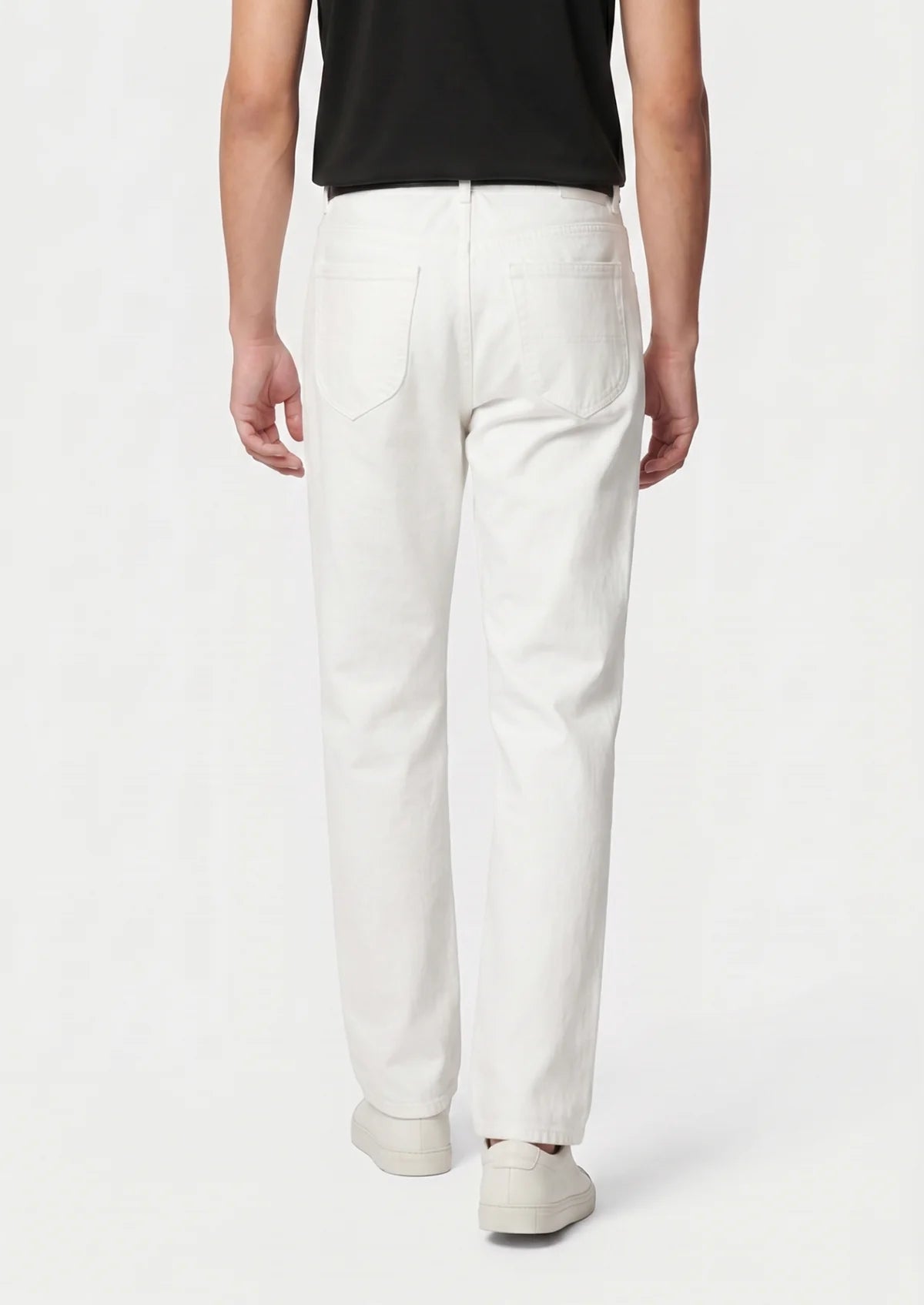 The Marano White Straight Leg Jeans