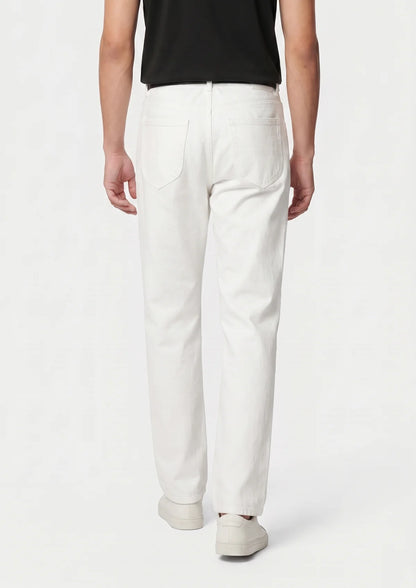 The Marano White Straight Leg Jeans