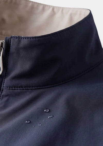 The Vento Reversible Windbreaker - Navy Blue