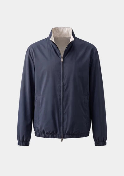 The Vento Reversible Windbreaker - Navy Blue