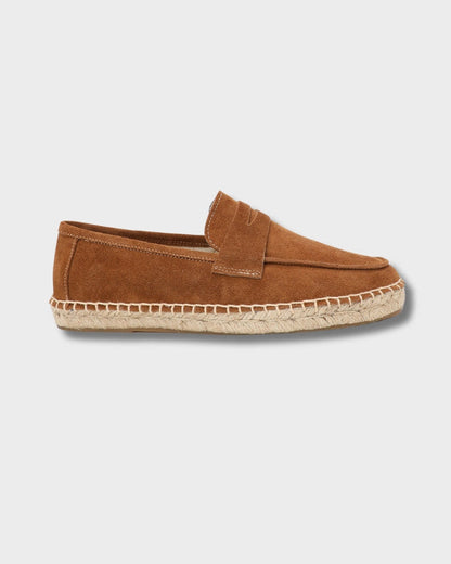 THE LEO SUEDE ESPADRILLE LOAFERS