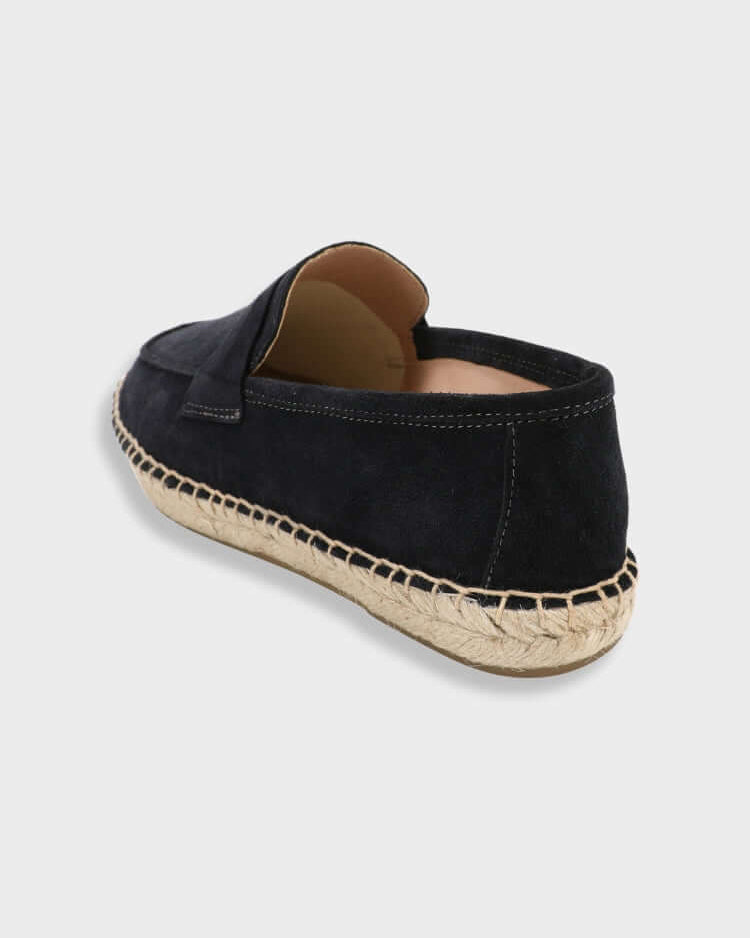 THE LEO SUEDE ESPADRILLE LOAFERS