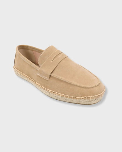 THE LEO SUEDE ESPADRILLE LOAFERS